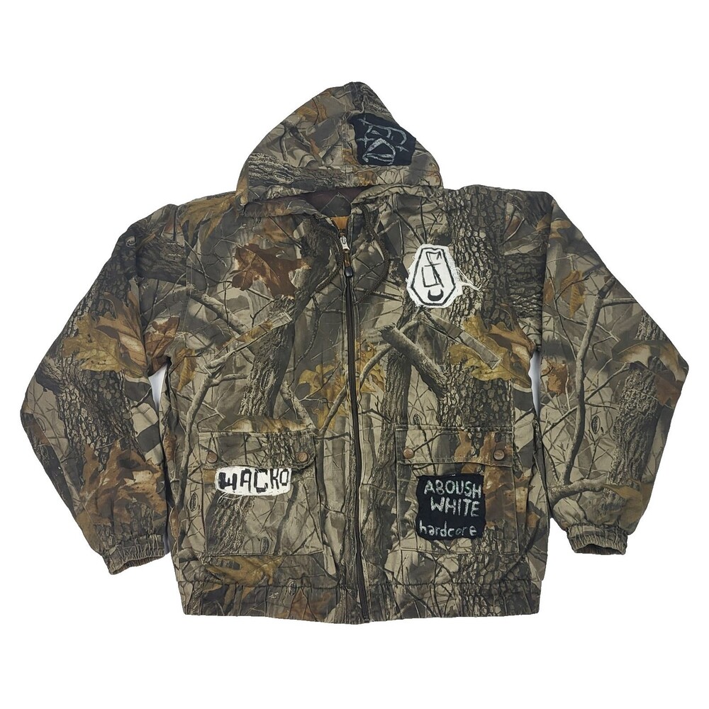 Whitewater Vintage Men’s Hunting Camo Jacket Insulated Hood M RealTree customize